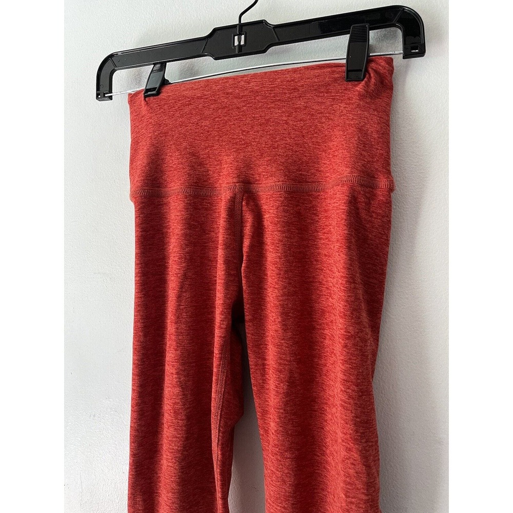 Beyond Yoga Rustic Orange Walk And Talk Cropped High Waisted Leggings Size Small - Picture 3 of 6